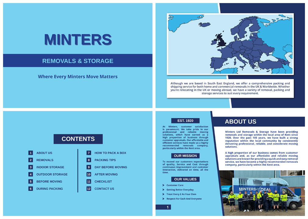 Minters Ltd. Digital Brochure