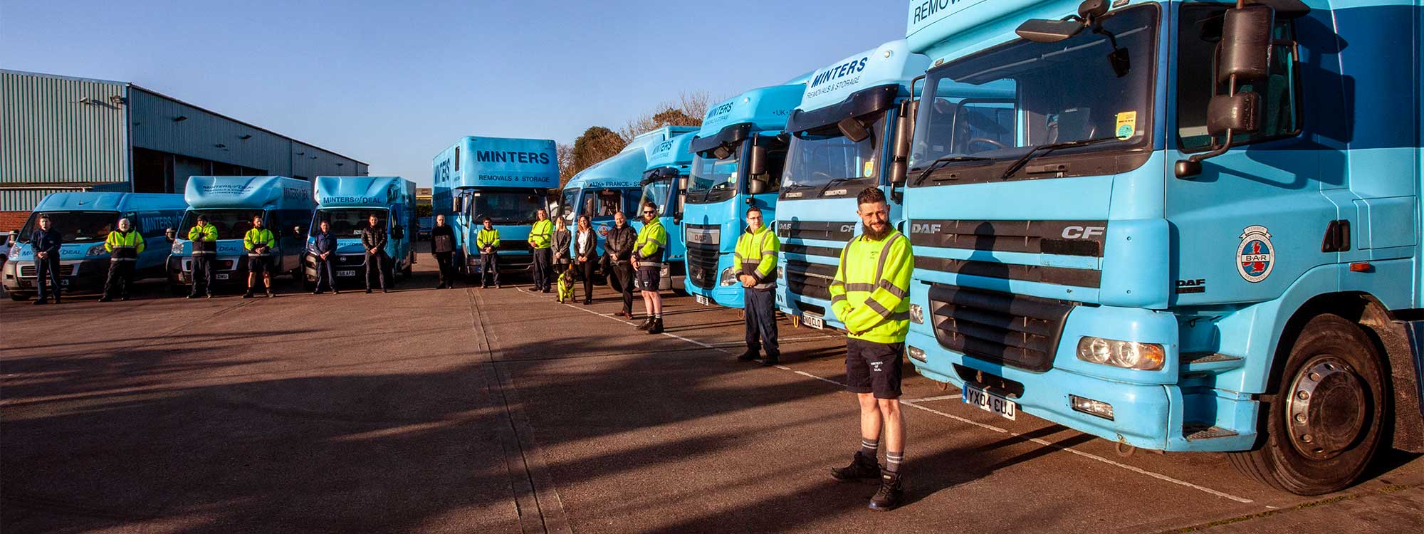 Image of the Minters of Deal team and their fleet