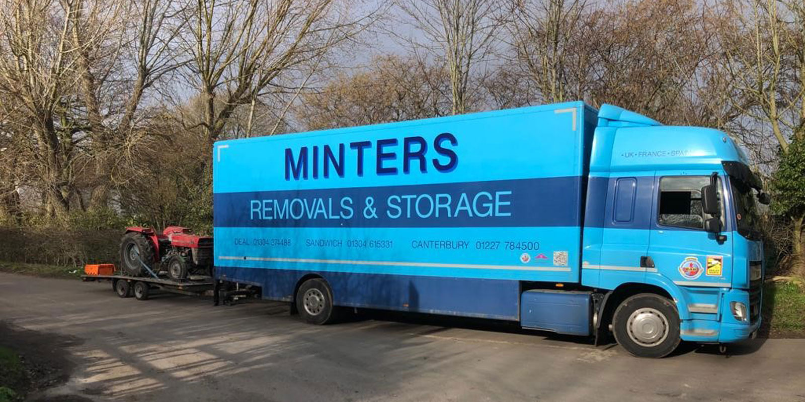 Removals to and from Ashford, Kent - Minters Ltd
