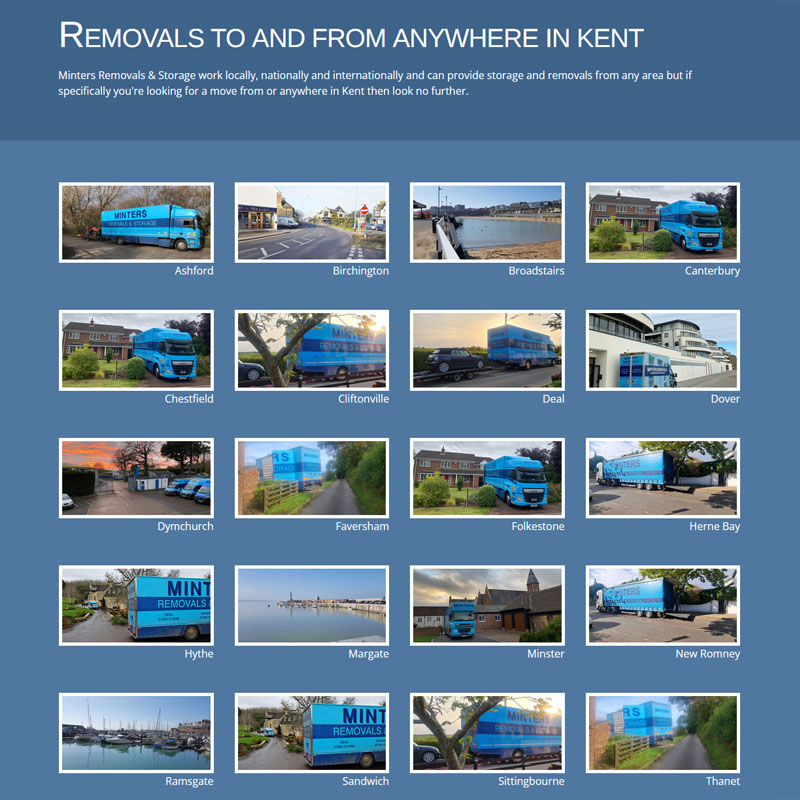 Minters Kent locations